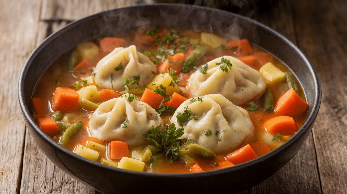 Hearty Vegetable Dumpling Stew Recipe