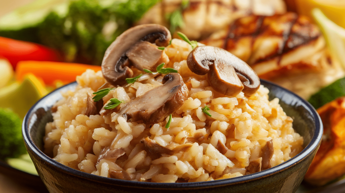 Savory Mushroom Rice Recipe