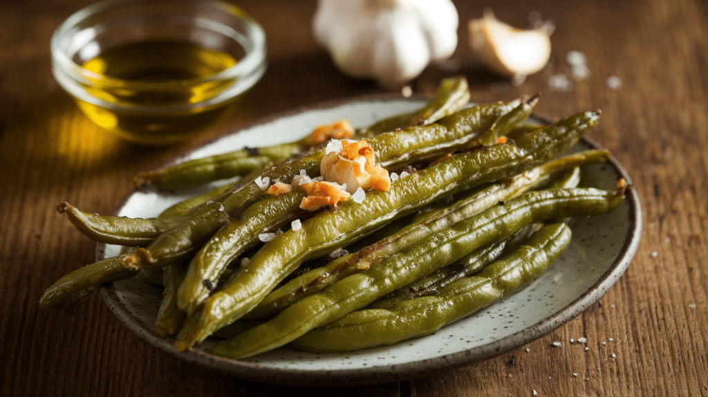 Crispy Roasted Green Beans Recipe