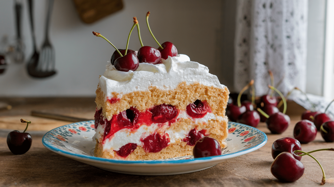 Delicious Cherry Poke Cake Recipe