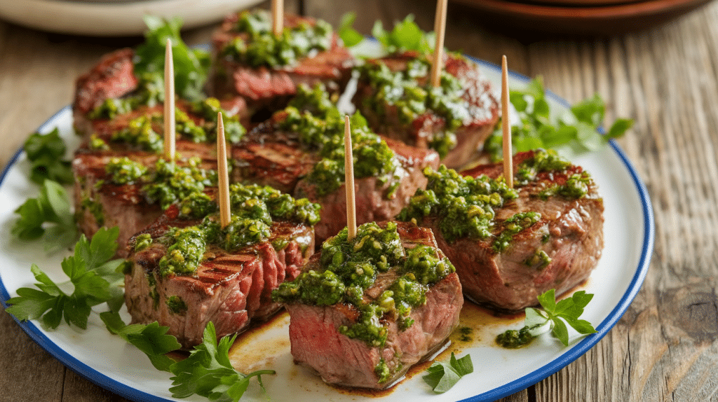 Savory Chimichurri Steak Bites Recipe