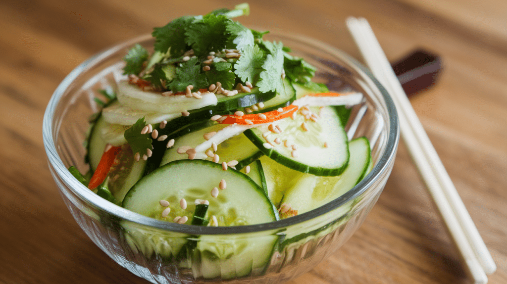 Refreshing Easy Asian Cucumber Salad