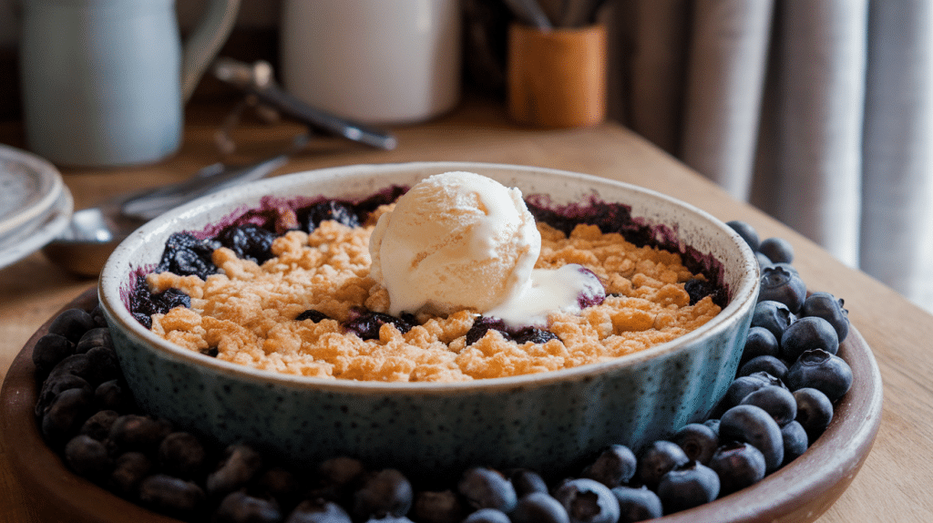 Delicious Blueberry Crumble Recipe