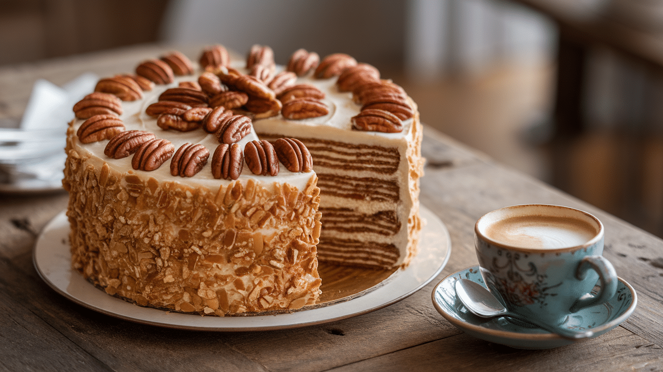 Decadent Butter Pecan Cake Recipe