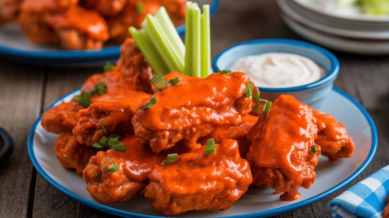 Crispy Air Fryer Buffalo Wings Recipe