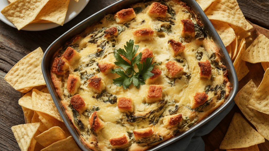 Creamy Applebee’s Spinach Artichoke Dip Recipe