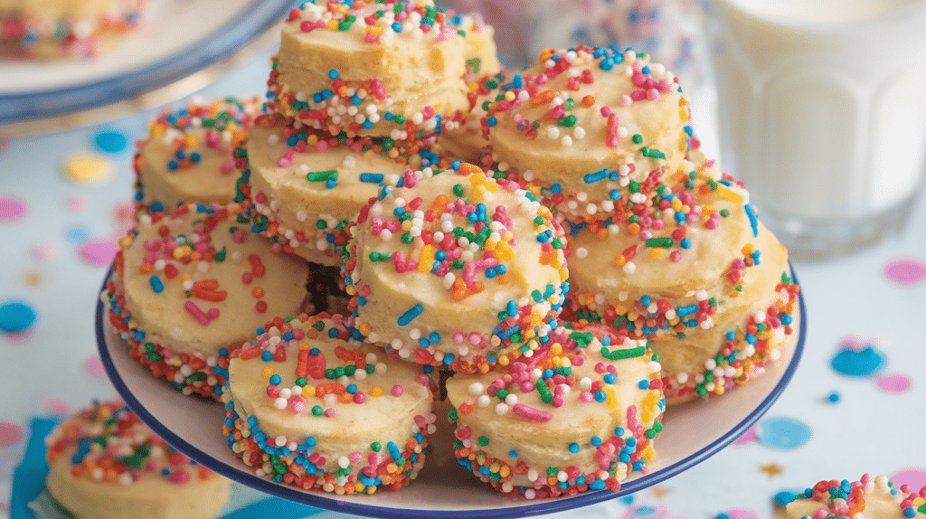 Delicious Funfetti Shortbread Bites Recipe