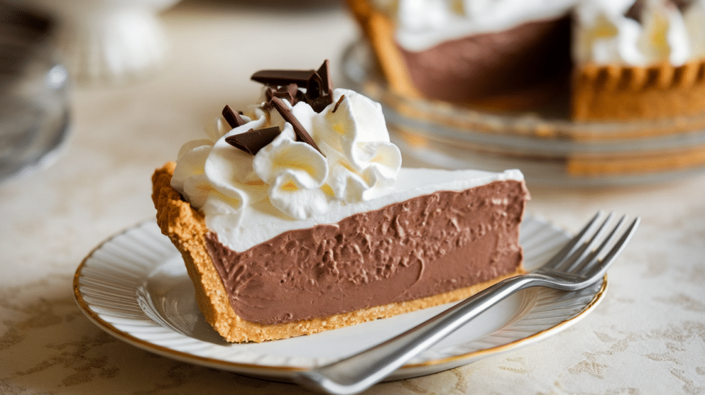 Decadent French Silk Chocolate Pie