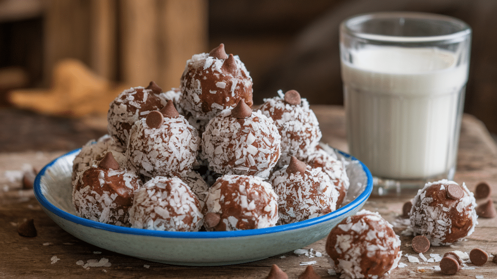 No-Bake Chocolate Coconut Energy Balls Recipe