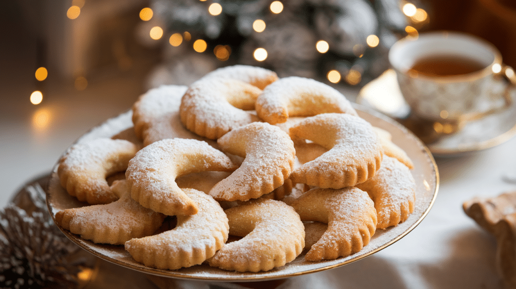 Delicious Almond Crescent Cookies Recipe