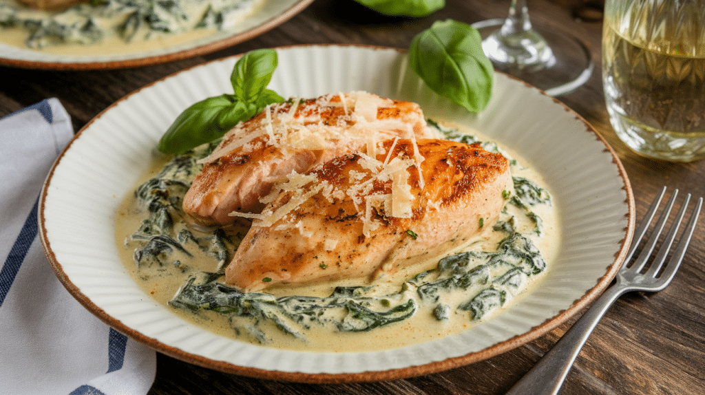 Delicious Creamy Chicken Florentine Recipe