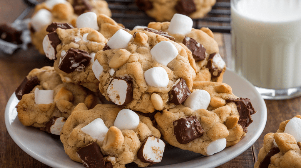 Choco-Nut Rocky Road Cookies Recipe