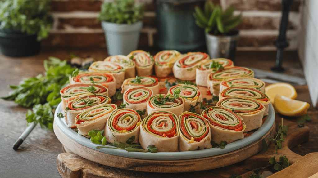 Savory Turkey Pinwheels Recipe