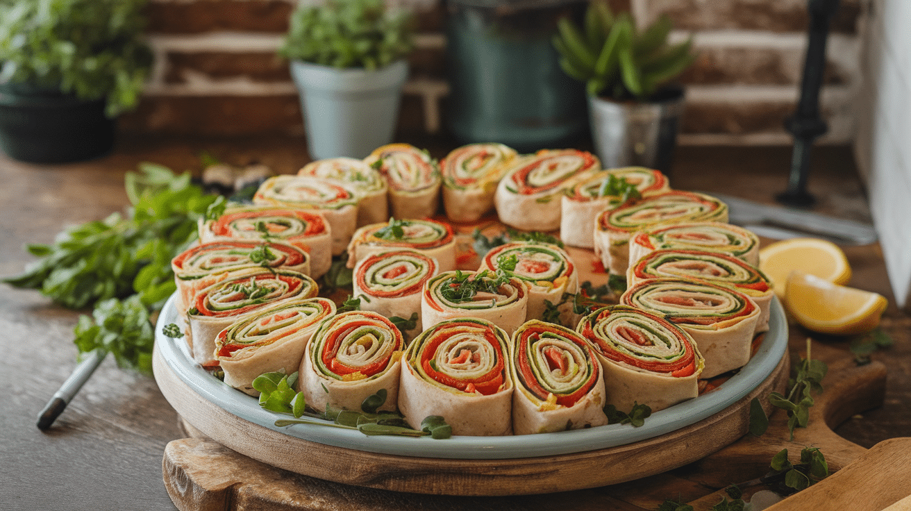 Savory Turkey Pinwheels Recipe