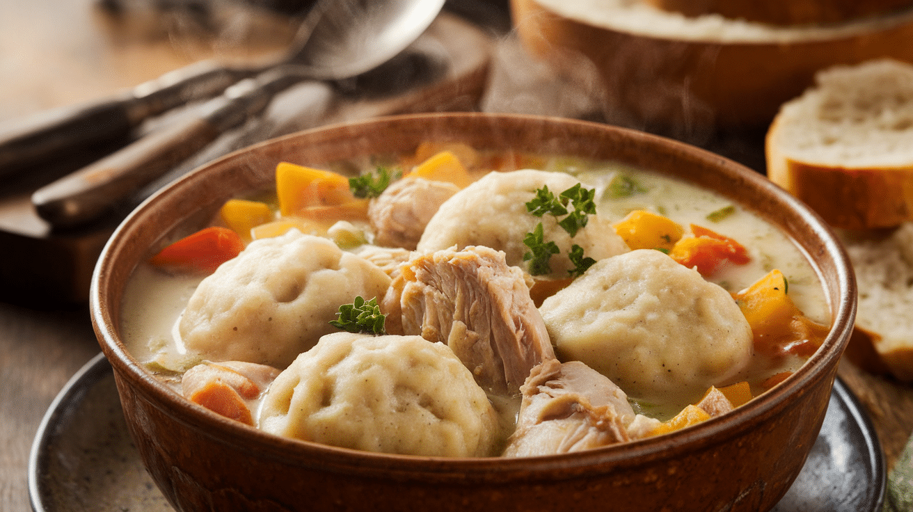 Comforting Homemade Chicken & Dumplings Recipe