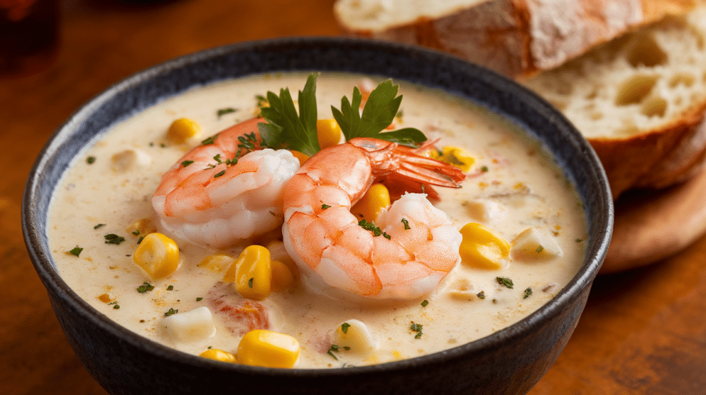 Creamy Shrimp Chowder with Corn and Potatoes