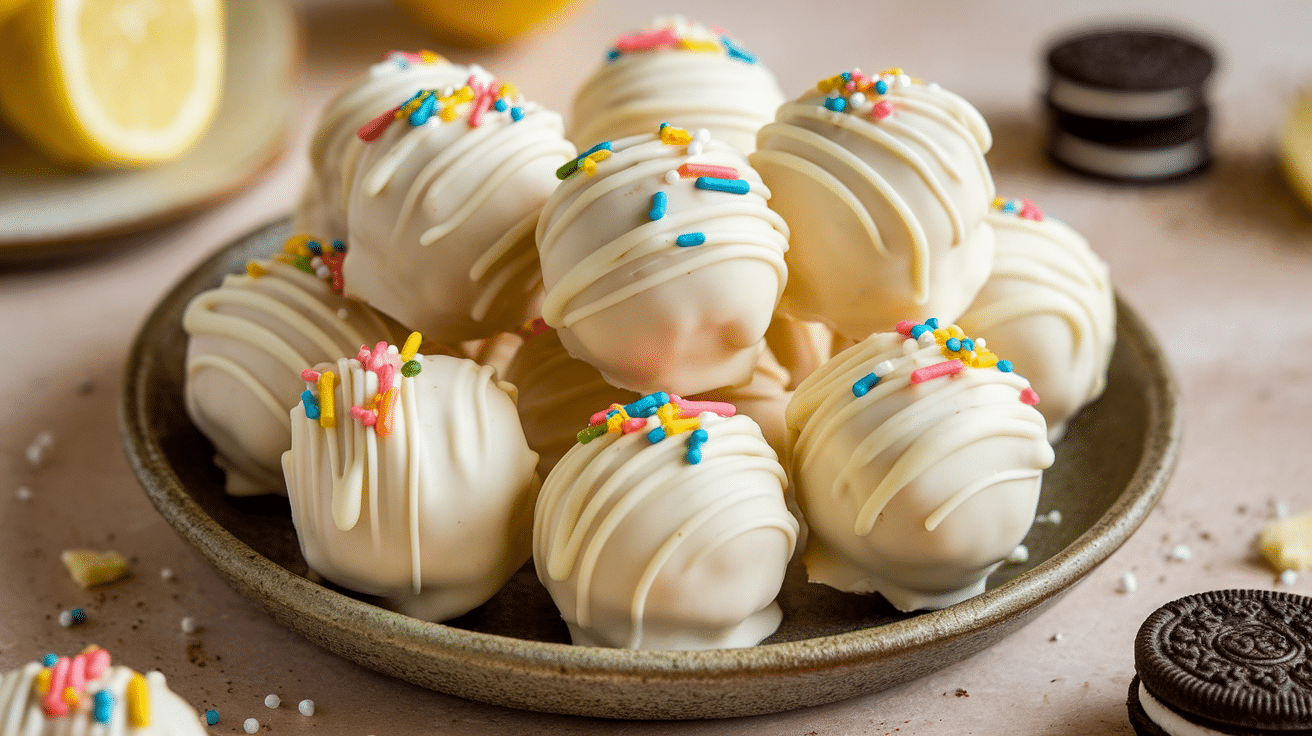 Zesty Lemon Oreo Truffles Recipe