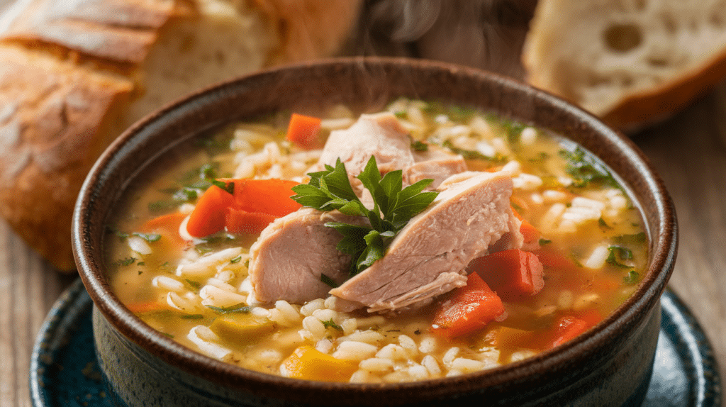 Hearty Turkey and Rice Soup Recipe