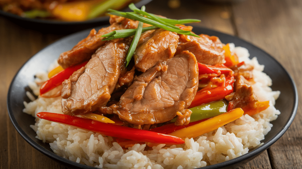 Savory Mongolian Pork Stir-Fry Recipe