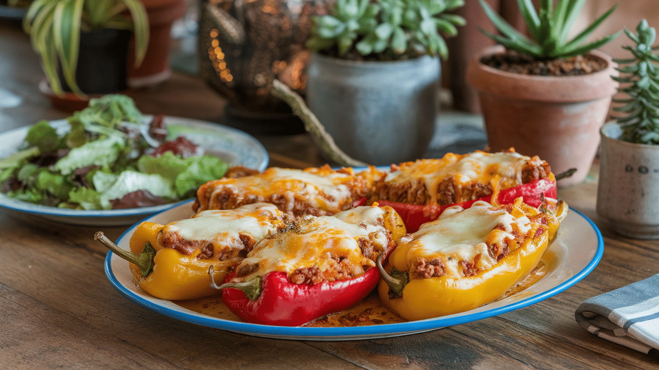 Savory Stuffed Banana Peppers Recipe