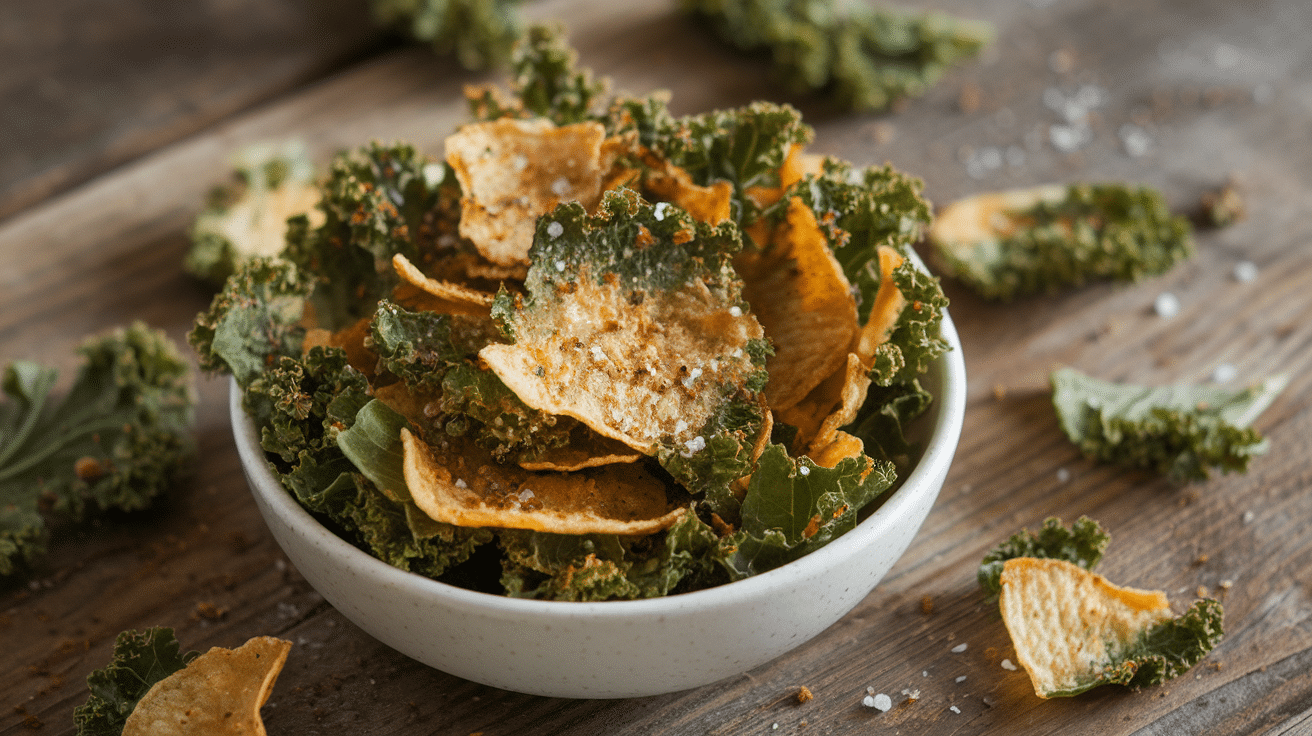 Crispy Air Fryer Kale Chips Recipe