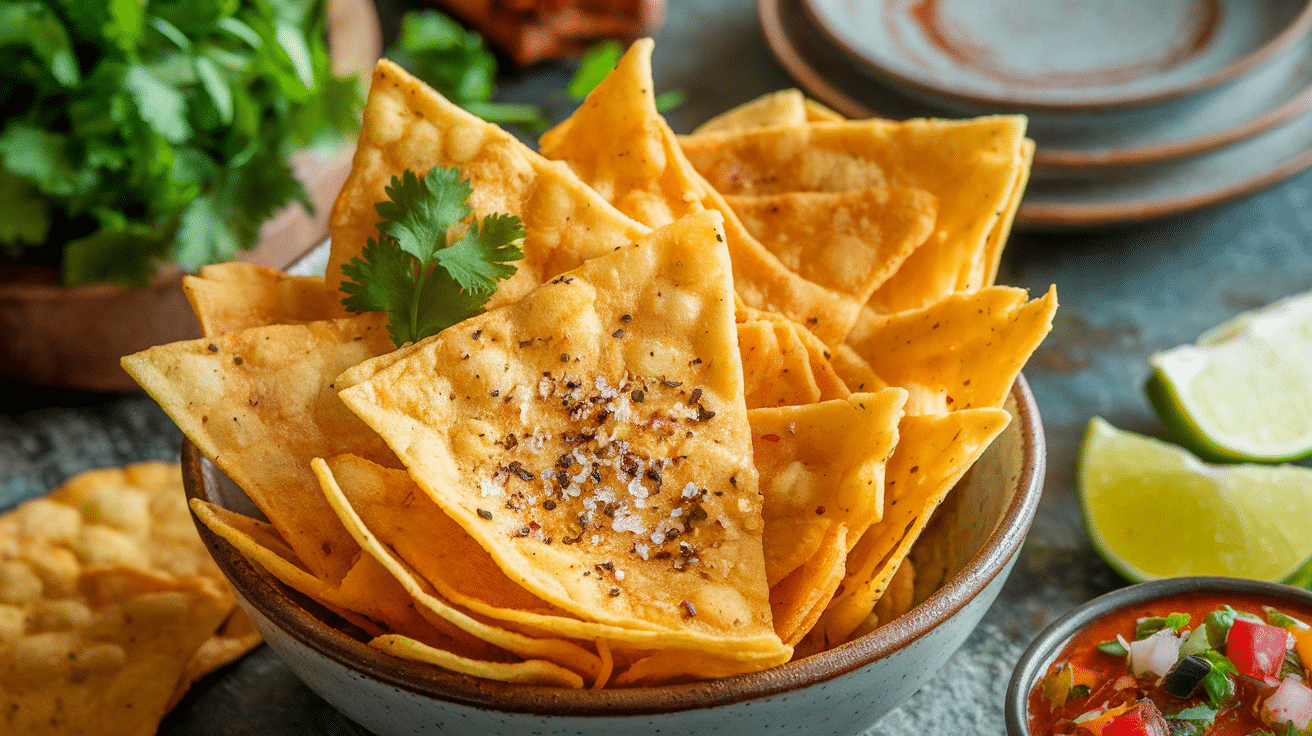 Crispy Air Fryer Tortilla Chips Recipe