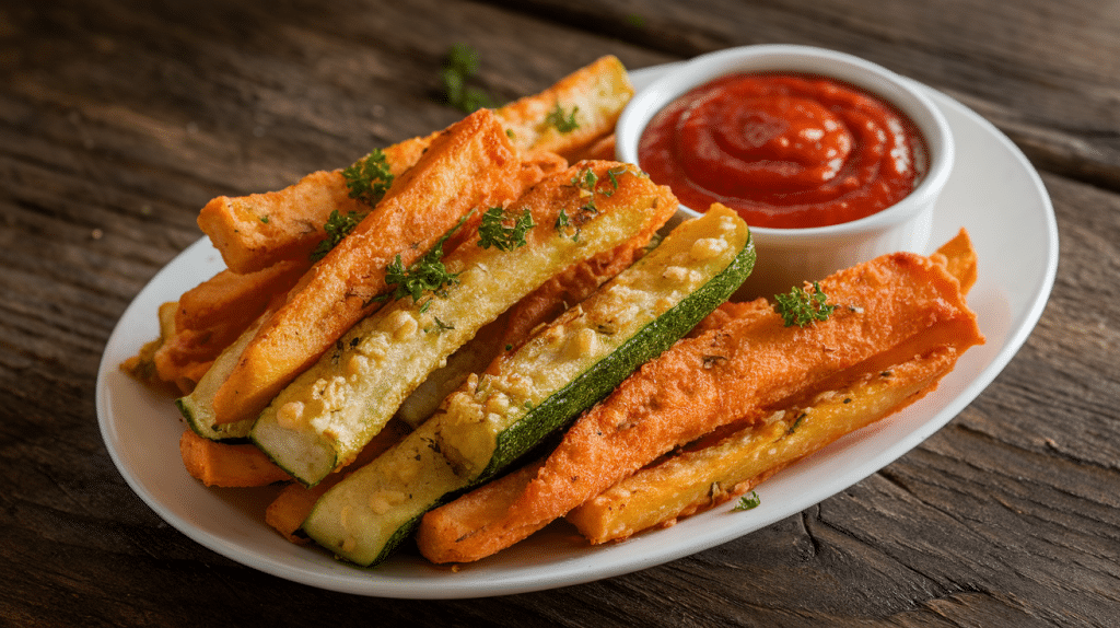 Crispy Air Fryer Zucchini Fries Recipe