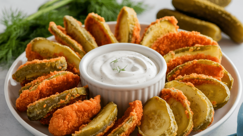 Crispy Air Fryer Fried Pickles Recipe