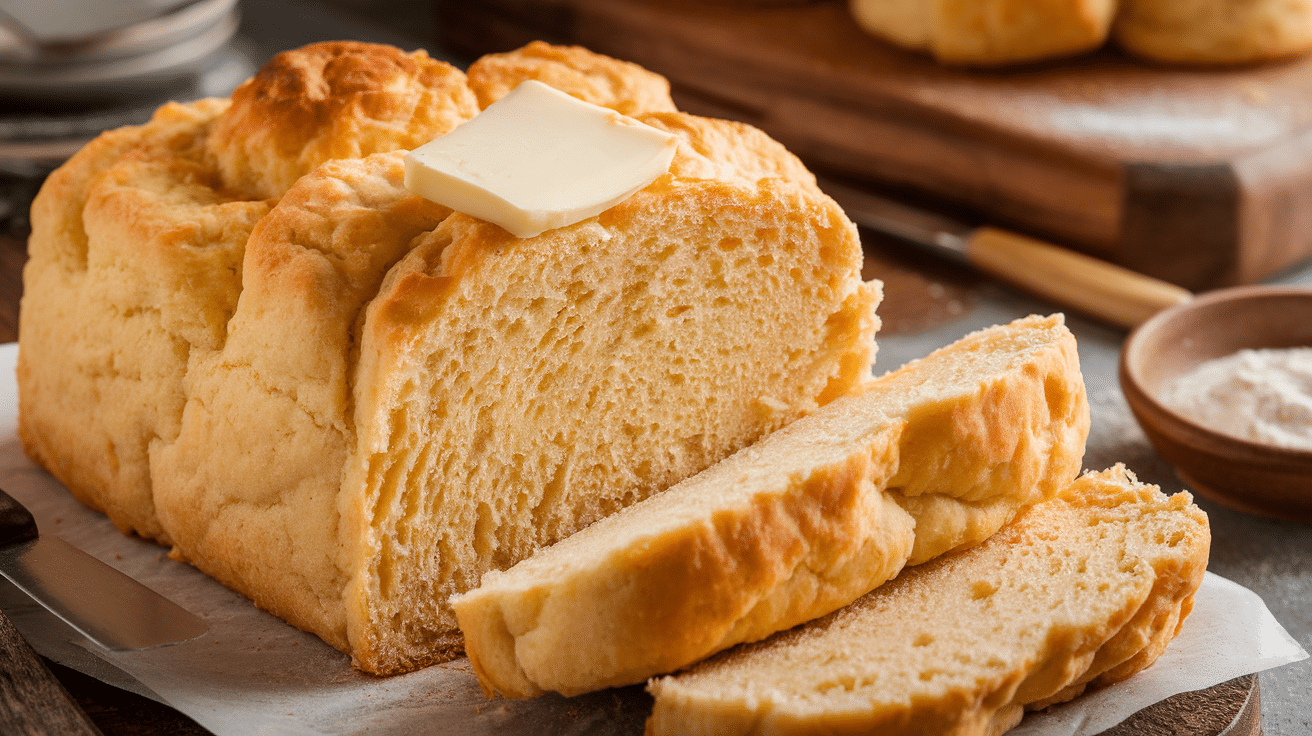 Fluffy Homemade Biscuit Bread Recipe