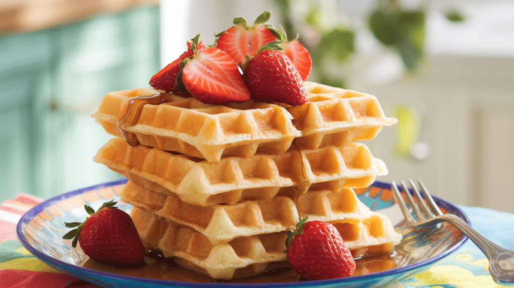 Fluffy Bisquick Waffles Recipe