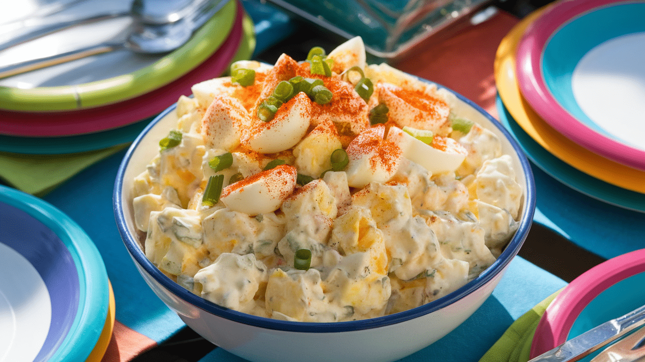 Tangy Deviled Egg Potato Salad Recipe