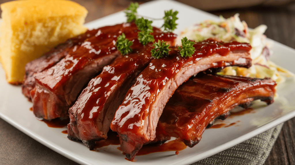 Smoky and Tender Barbecue Rib Tips Recipe