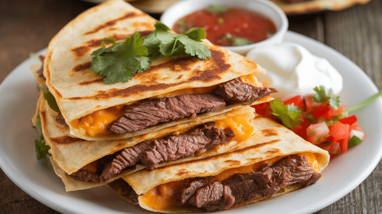 Savory Steak Quesadillas Recipe