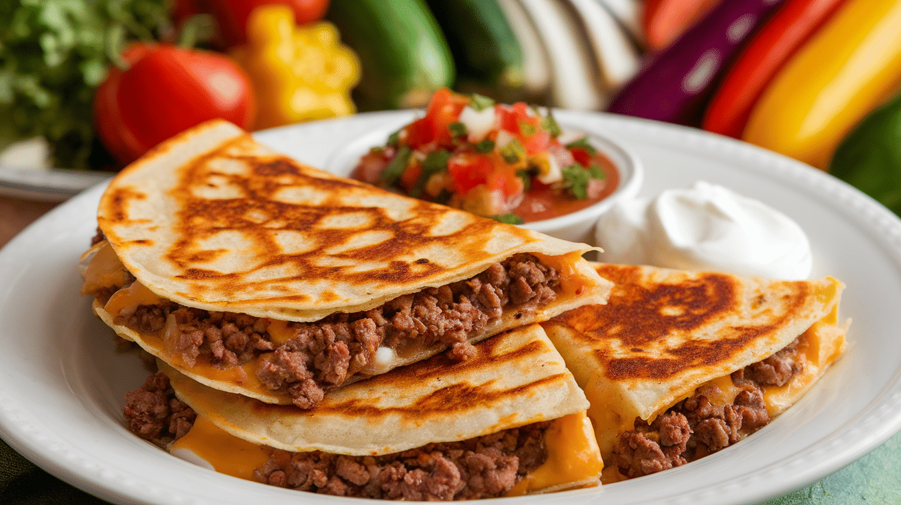 Quick and Delicious Ground Beef Quesadillas