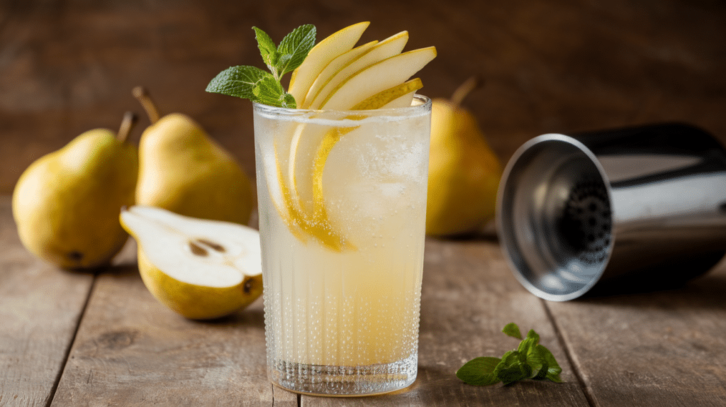 Refreshing Pear Fizz Cocktail Recipe