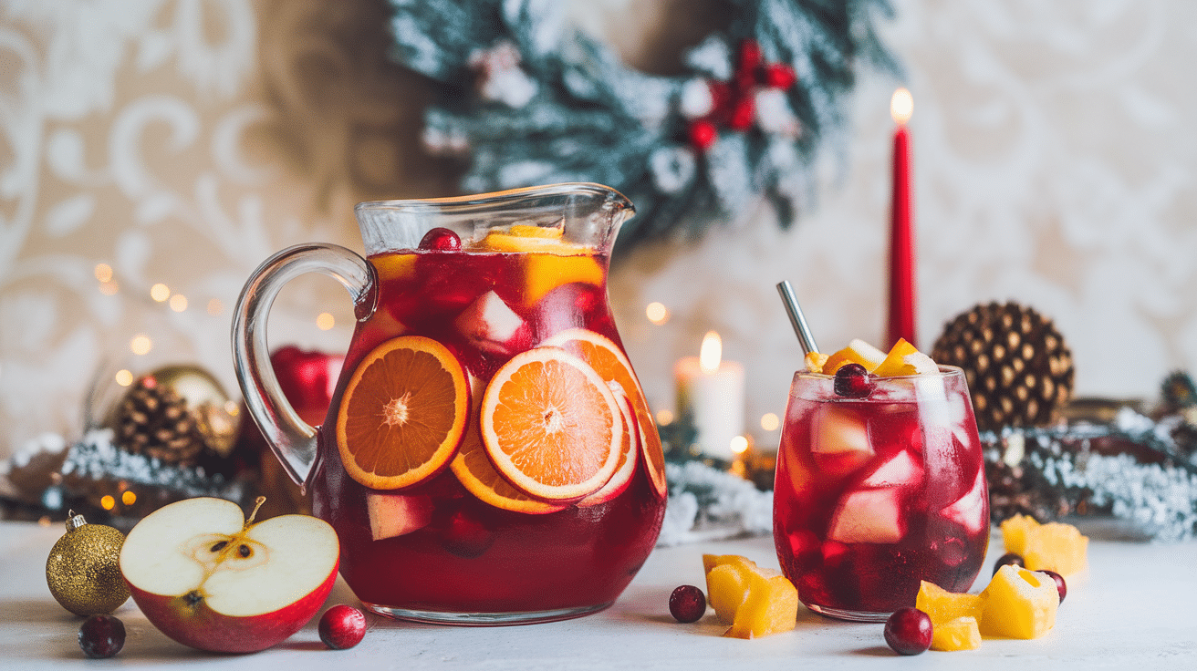 Festive Christmas Sangria Recipe