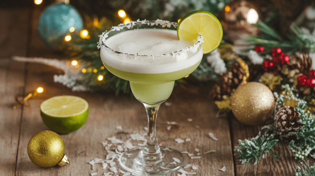 Festive White Christmas Margarita Recipe