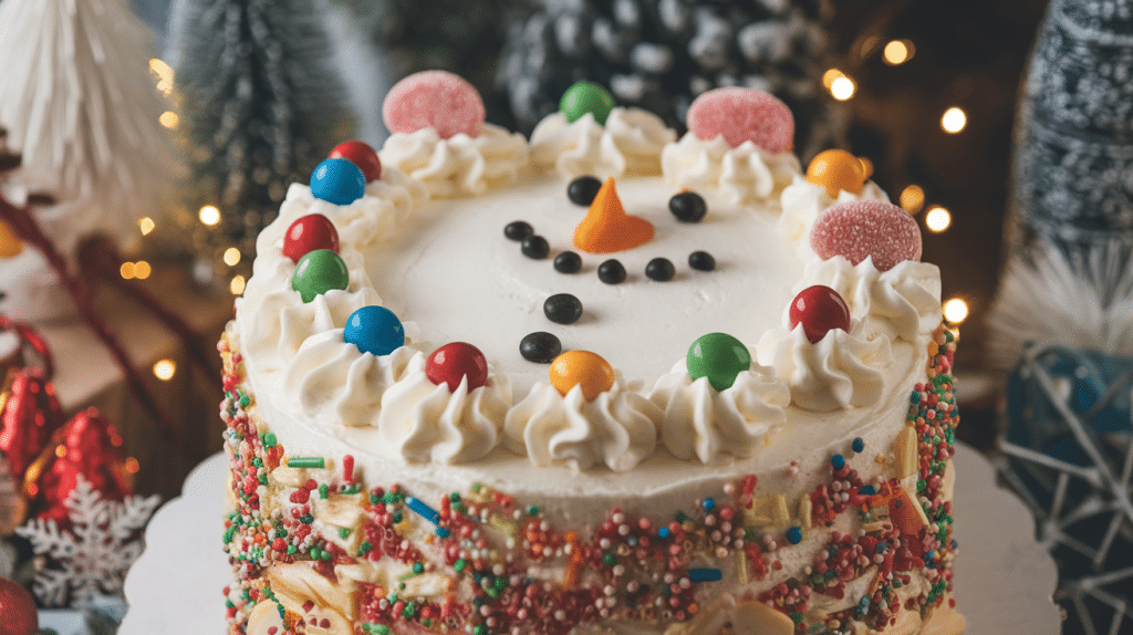 Frosty the Snowman's Delight: A Festive Snowman Cake Recipe