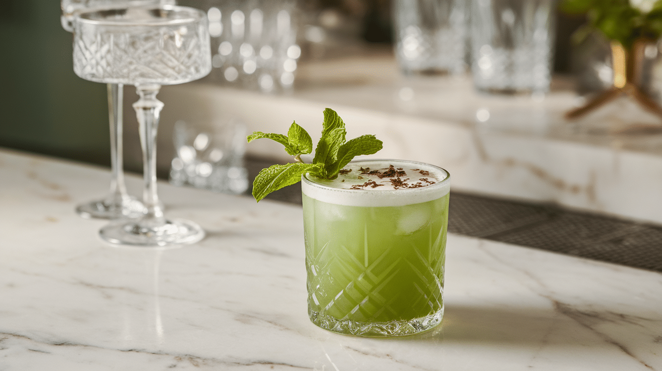 Minty Chocolate Grasshopper Cocktail Recipe