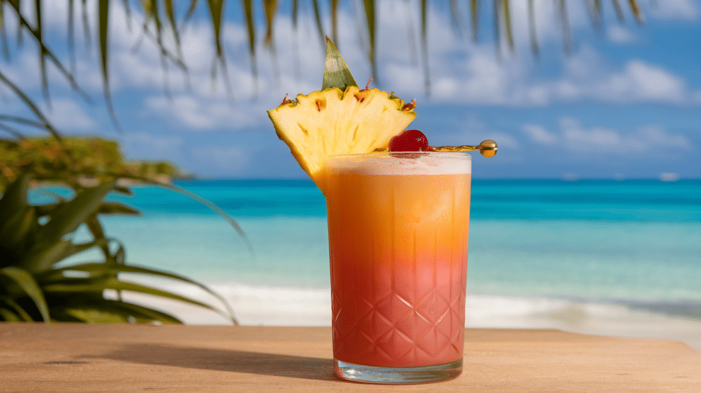 Tropical Bahama Mama Cocktail Recipe