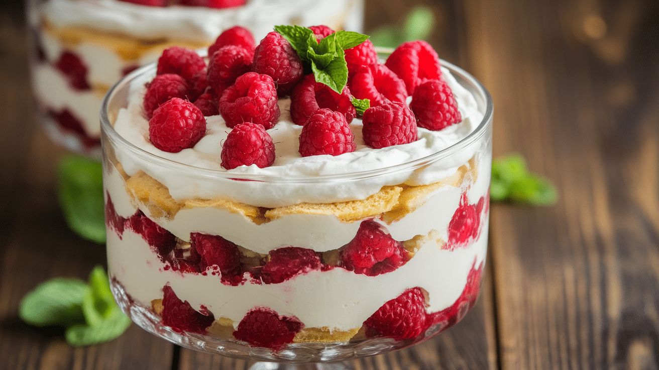 Decadent Raspberry Trifle Delight