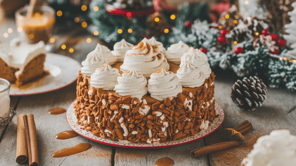 Moist Gingerbread Poke Cake Recipe