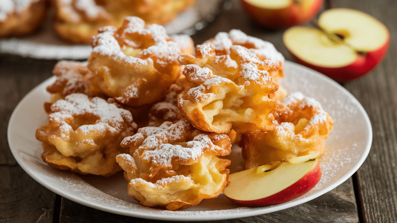 Crispy and Sweet Apple Fritter Bites Recipe