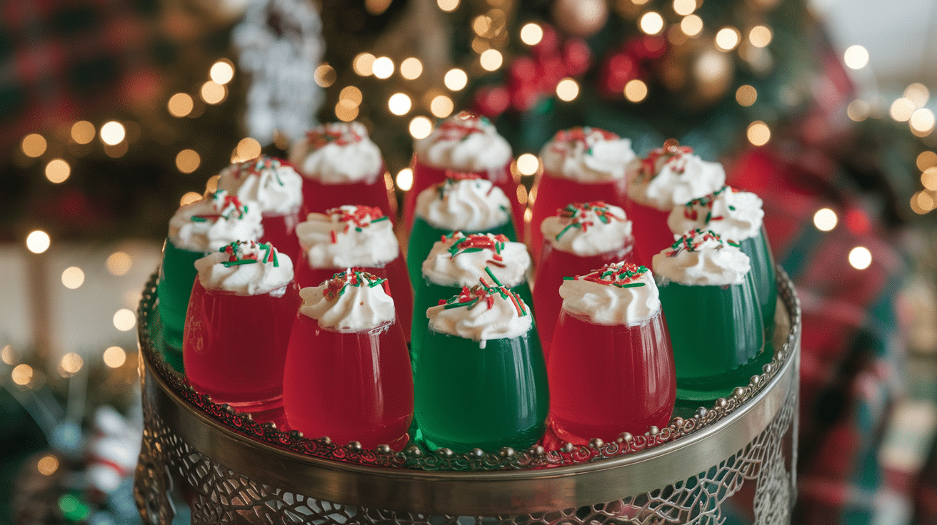 Festive Christmas Jello Shots Recipe