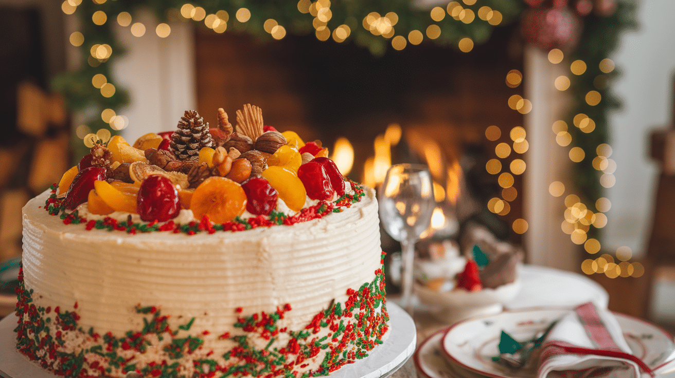 Traditional Festive Christmas Cake Recipe