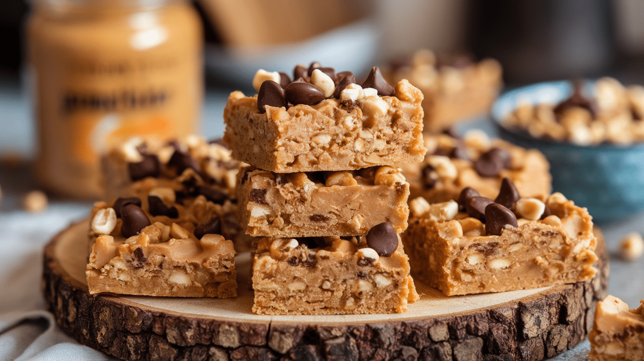 No-Bake Peanut Butter Cheerio Bars Recipe