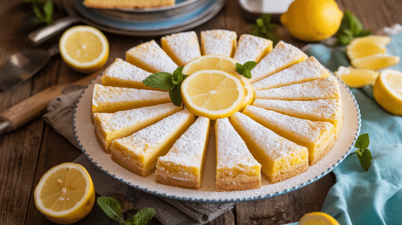 Tangy and Sweet Lemon Bars Recipe