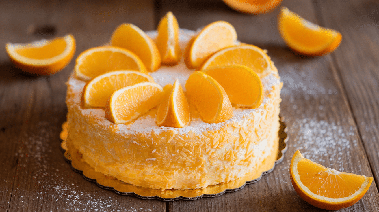 Moist Orange Slice Cake Recipe