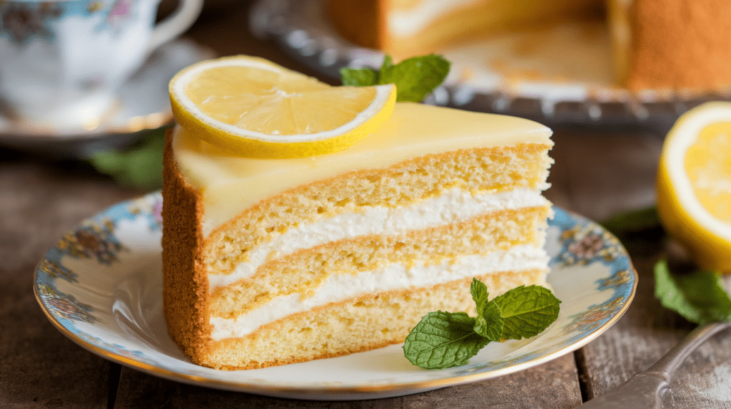 Zesty Lemon Sour Cream Cake Recipe