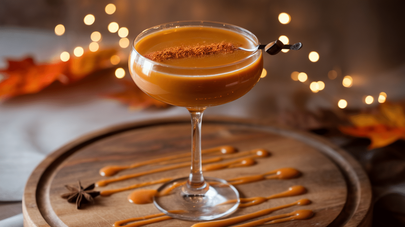 Delicious Pumpkin Salted Caramel Martini Recipe